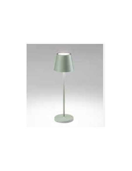 Lampada da tavolo LED ricaricabile Diva salvia, IP54, dimmer touch | Perenz -PERENZ