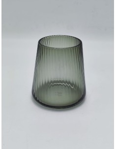 Reale set 6 bicchieri tumbler in vetro fumè, 400 ml | Evviva -evviva