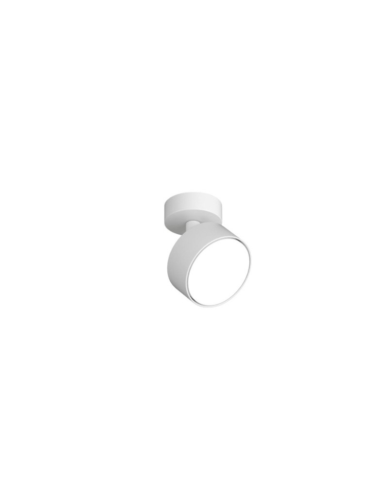 Faretto spot orientabile Edra in metallo verniciato bianco, GX53 | Top Light -TOP LIGHT