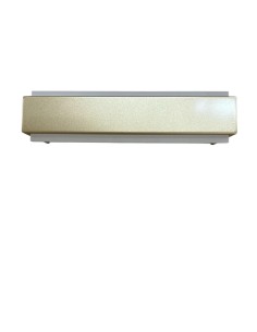 Applique LED 30 cm in metallo bianco con fascia oro, 12 W CCT 3000/4000 K | Top Light