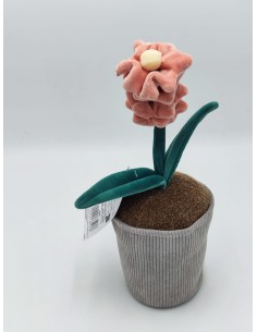 Fuoriporta Giacinto in tessuto a forma di fiore, H 30 cm | Villa d'Este -VILLA D' ESTE