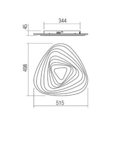 Plafoniera LED Stratos in metallo bianco opaco con telecomando, 93 W CCT dimmerabile | Redo -REDO GROUP 2