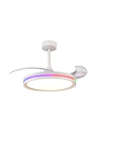 Plafoniera con ventilatore Rafaga LED 50 W CCT, bianco, Ø 106 cm | Mantra -MANTRA