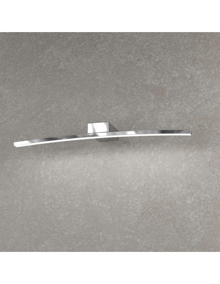 Applique LED Curved ad arco 50 cm in cromo per specchio o quadro, 6 W | Top Light -TOP LIGHT