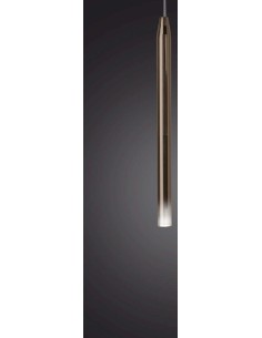 Lampada a sospensione LED Waterfalls modulo in vetro metallizzato bronzo, 2 W | Cattaneo -CATTANEO
