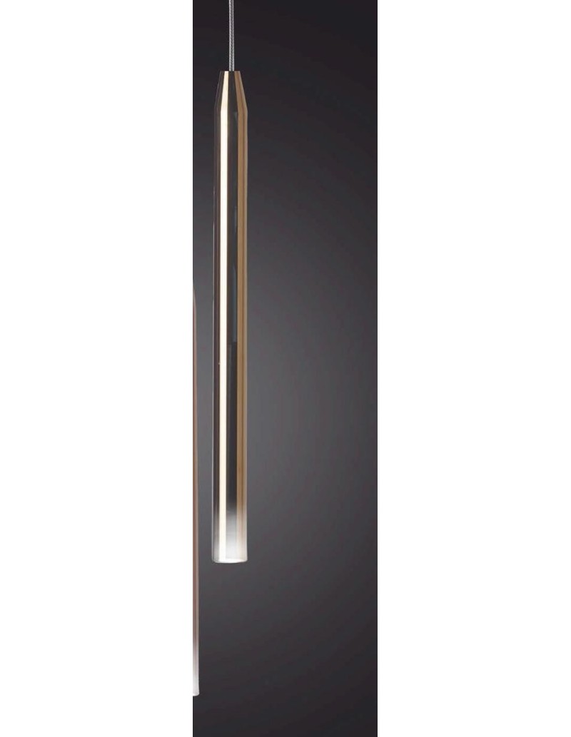 Modulo sospensione LED Waterfalls in vetro metallizzato gold, 2 W 4000K | Cattaneo -CATTANEO