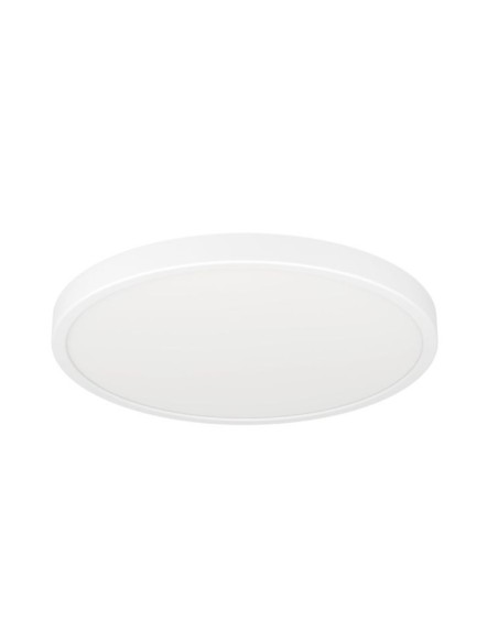 Plafoniera LED Fueva Ø 40 bianca smart RGB+CCT da app, IP44, 17,5 W | Eglo -EGLO