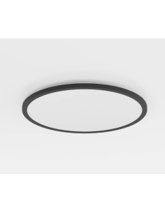 Plafoniera LED Rovito Ø 30 in policarbonato nero, IP44, Tunable White 13,9 W | Eglo -EGLO 2