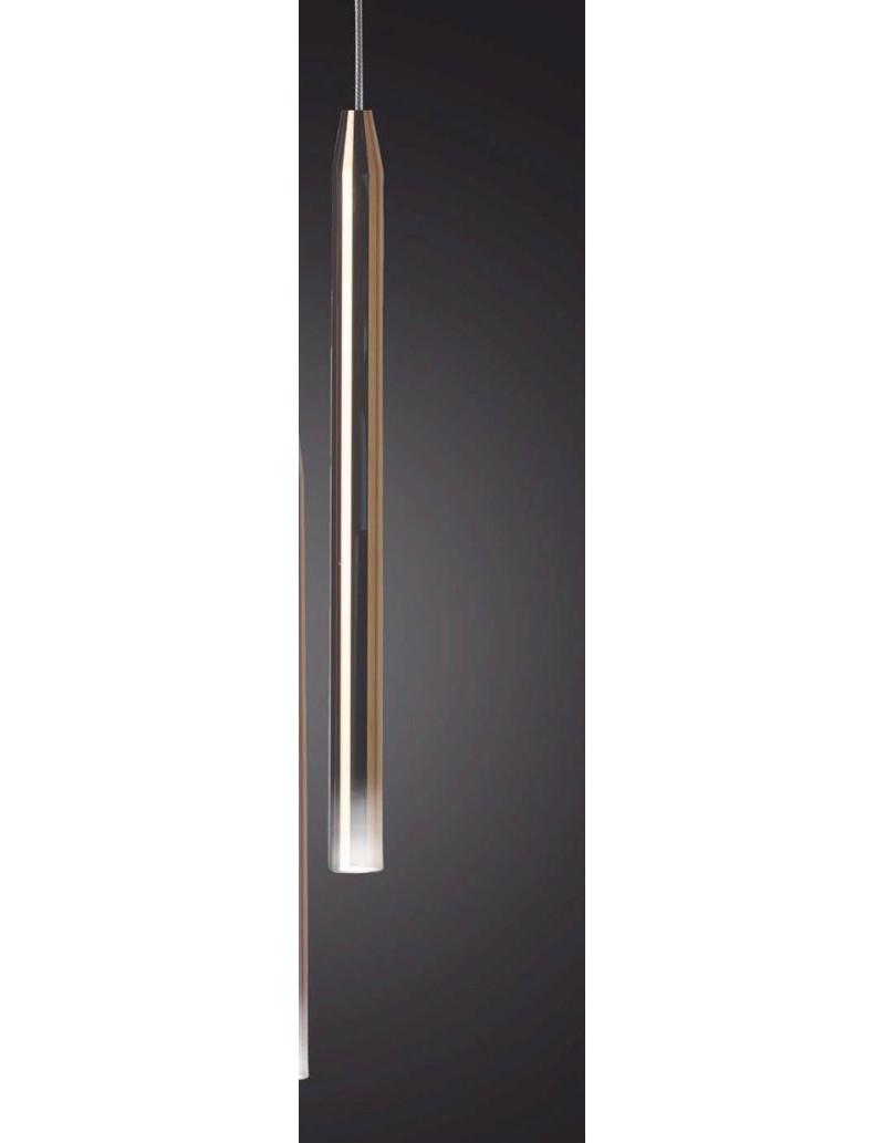 Modulo sospensione LED Waterfalls in vetro metallizzato gold, 2 W 4000K | Cattaneo -CATTANEO