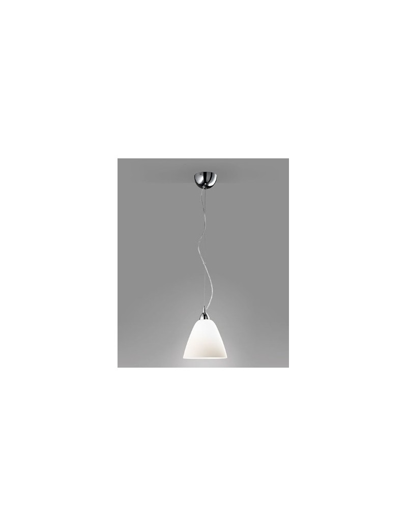 Lampada a sospensione in vetro bianco Ø 24 cm, E27 | Perenz -PERENZ