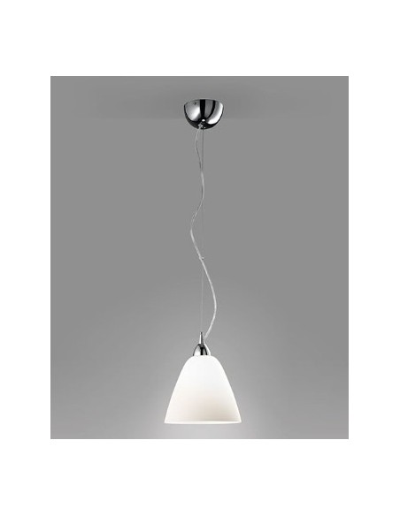 Lampada a sospensione in vetro bianco Ø 24 cm, E27 | Perenz -PERENZ