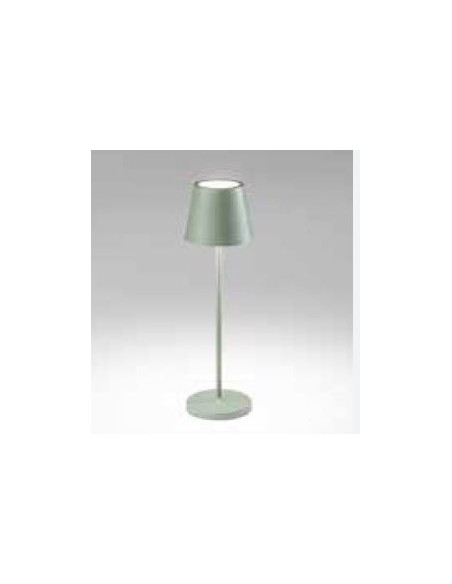 Lampada da tavolo LED ricaricabile Diva salvia, IP54, dimmer touch | Perenz -PERENZ