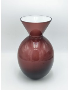 Vaso in vetro soffiato porpora collezione Ninive, H 30 cm | Evviva -evviva 2