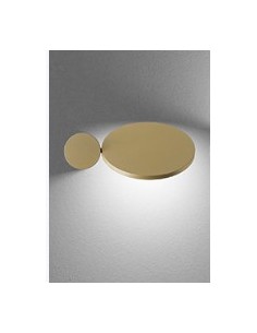 Applique LED Punto orientabile a luce indiretta caramel-oro, 20 W 4000 K | Elesi Luce