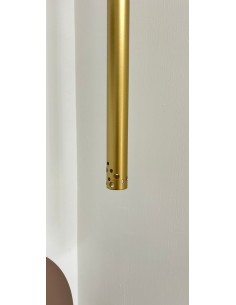 Lampada a sospensione LED MiniGaia in alluminio oro con tagli laser, 3 W | Elesi Luce -ELESI LUCE