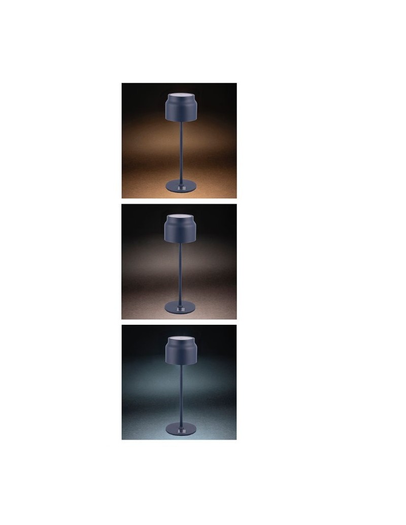 Lampada touch ricaricabile Classic Monday, LED dimmerabile 3 tonalità, H 37,5 cm | Villa d'Este -VILLA D' ESTE