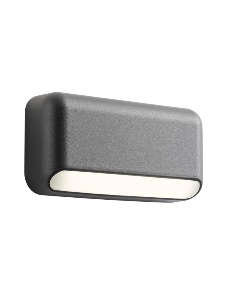 Segnapasso LED da esterno Sapo in alluminio antracite, 3 W 3000 K, IP65 | Redo -REDO GROUP