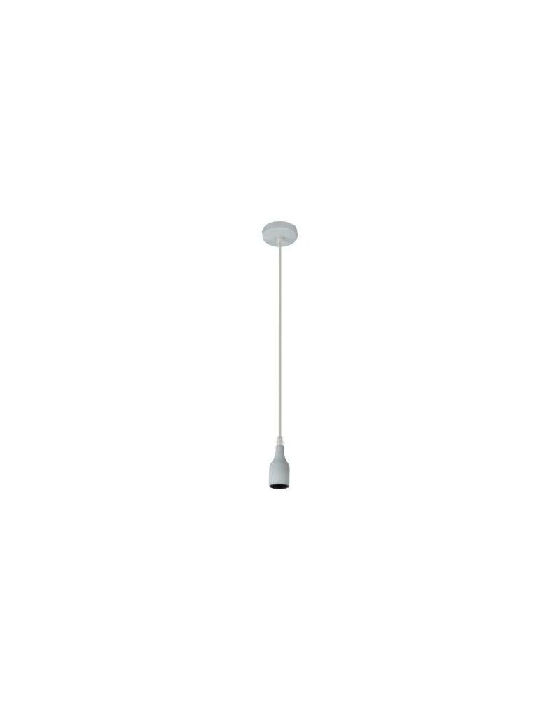 Montatura a sospensione in metallo effetto cemento grigio, portalampada E27 | Globo -GLOBO LIGHTING