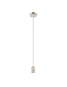 Montatura a sospensione in metallo cromo, portalampada E27, cavo regolabile | Globo Lighting -GLOBO LIGHTING