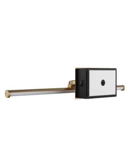 Applique LED ricaricabile Jaime I per quadri, ottone satinato, magnetica, 3,5 W | Globo -GLOBO LIGHTING