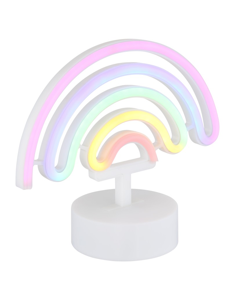 Lampada decorativa arcobaleno a luce neon Pelangi, L 22,5 cm | Globo Lighting -GLOBO LIGHTING