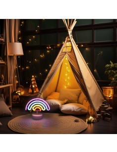 Lampada decorativa arcobaleno a luce neon Pelangi, L 22,5 cm | Globo Lighting -GLOBO LIGHTING 2