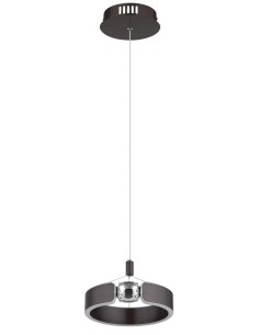 Lampada a sospensione LED Hendricks Ø 22 bronzo spazzolato con cristallo, 12 W | Globo -GLOBO LIGHTING