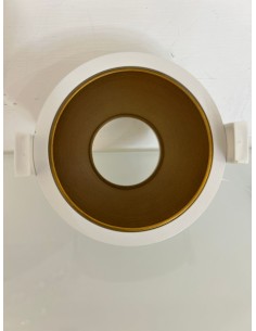 Faretto da incasso tondo Ø 9 cm parabola rientrata rame giallo, GU10, IP20 | Gea Luce -GEA LUCE