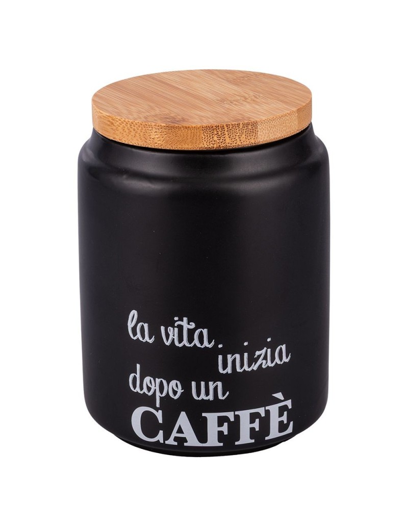 Idee set 3 barattoli ermetici sale, zucchero e caffè in ceramica opaca 900 ml | Villa d'Este -VILLA D' ESTE