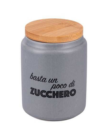 Idee set 3 barattoli ermetici sale, zucchero e caffè in ceramica opaca 900 ml | Villa d'Este -VILLA D' ESTE
