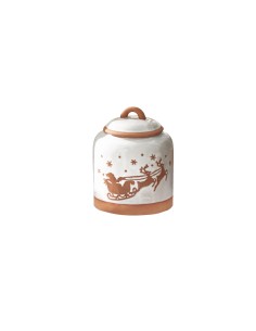 Barattolo Pandizenzero Slitta in stoneware Ø 13 x 18 cm | Brandani -BRANDANI