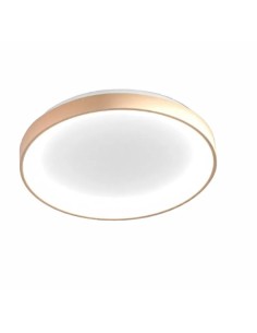 Plafoniera LED Krizia tonda Ø 38 cm beige in alluminio, 30 W dimmerabile | Gea Luce -GEA LUCE