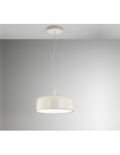 Lampada a sospensione LED Velia Ø 48,5 acrilico bianco panna, CCT dimmerabile | Perenz -PERENZ