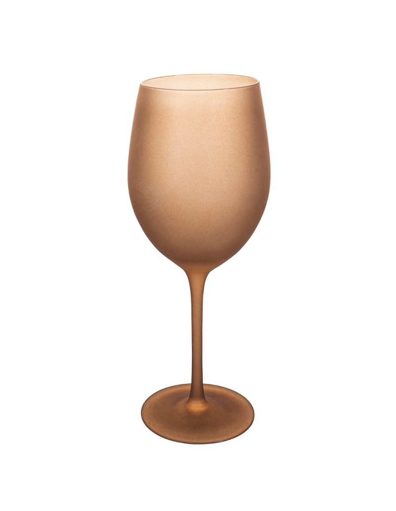 Set 6 calici vino frosted effetto ghiaccio Happy Hour Chocolate | Villa d'Este -VILLA D' ESTE