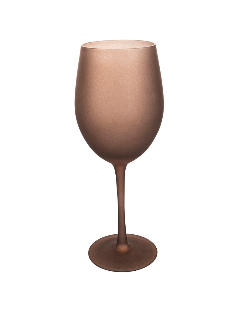 Set 6 calici vino frosted effetto ghiaccio Happy Hour Chocolate | Villa d'Este -VILLA D' ESTE