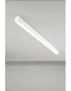 Plafoniera LED lineare 120 cm alluminio bianco, 40 W dimmerabile CCT 3000/4000/6000 K | Perenz -PERENZ