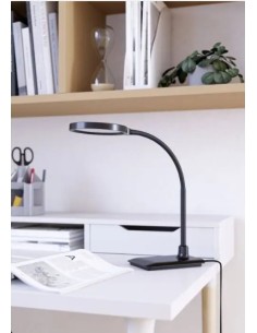 Lampada da scrivania LED Lauro nera con collo d'oca, CCT touch dimmer | Eglo -EGLO