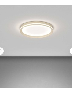 Plafoniera LED biemissione Area Ø 49 cm metallo sabbia, 26+18 W CCT 3000-4000 K | Top Light -TOP LIGHT