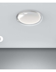 Plafoniera LED Bubble 40 cm bianca con diffusore fumé, 36 W switch CCT | Top Light -TOP LIGHT