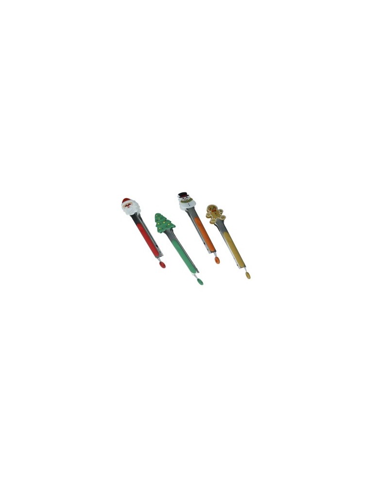 Dolcenatale pinze da cucina, 4 soggetti natalizi assortiti | Brandani -BRANDANI