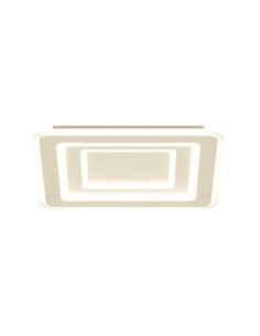 Plafoniera LED Zom quadrata 35x35 in metallo sabbia e acrilico, 34 W CCT | Top Light -TOP LIGHT