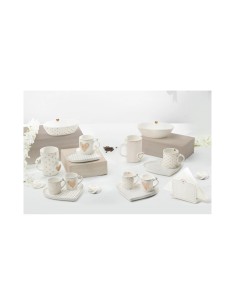 Set 2 tazzine Amore Mio con piattino a cuore Tête-à-Tête | Brandani -BRANDANI 2