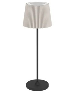 Lampada da tavolo LED ricaricabile Leonero nero, CCT touch, USB-C | Eglo -EGLO