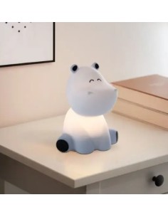Luce notturna per bambini a forma di ippopotamo, LED RGB ricaricabile USB | Eglo -EGLO 2
