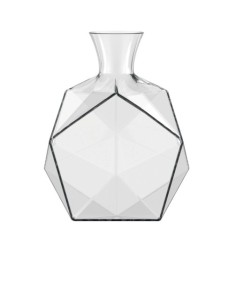 Diamond decanter in vetro trasparente | Brandani -BRANDANI
