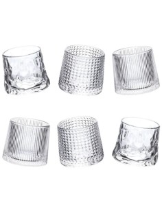 Set 6 bicchieri da liquore basculanti vintage, 200 ml | Villa d'Este -VILLA D' ESTE