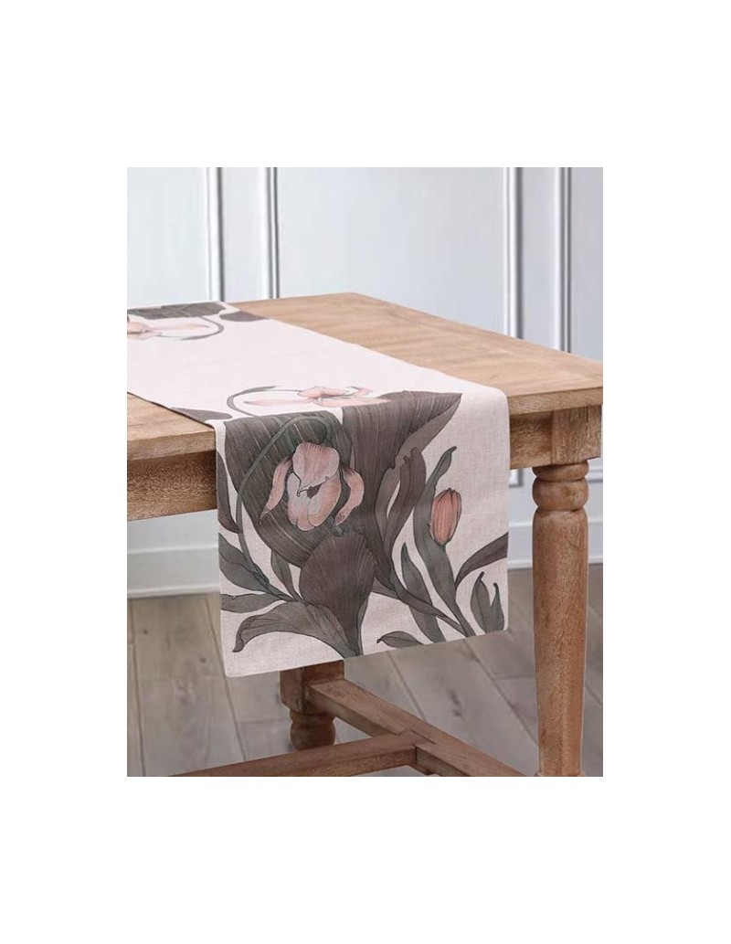 Runner Lady Flaer in misto cotone con retro in satin | Innova Living -INNOVA LIVING