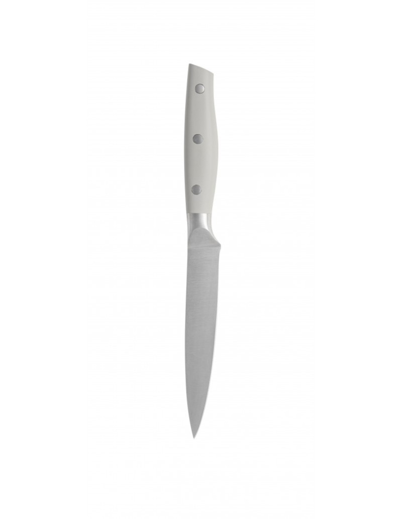 Ceppo coltelli in legno con affilacoltelli in ceramica e 5 coltelli | Brandani -BRANDANI