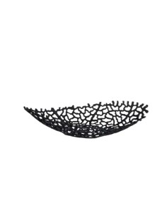 Centrotavola decorativo retinato in alluminio nero 61 cm | Eglo -EGLO