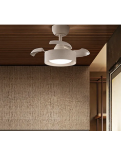 Ventilatore da soffitto con luce LED 22 W CCT e telecomando, sabbia | Perenz -PERENZ 2